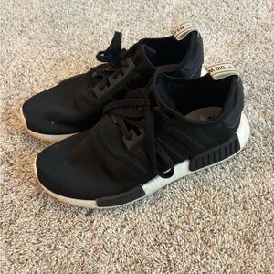 adidas Black and White Athletic Shoes